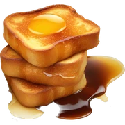 French toast with syrup  sticker