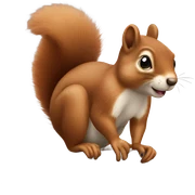 Squirrel sticker