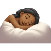 Girl sleeping sticker