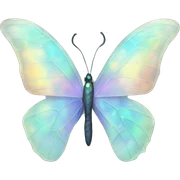 Opal butterfly  sticker