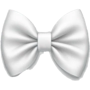 white bow sticker