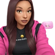 girl in pink jacket selfie sticker