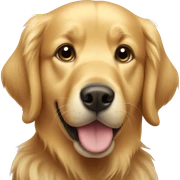 Golden retriever sticker
