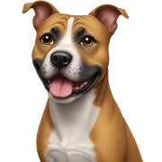 Staffy dog sticker