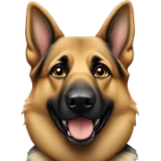 German shepherd  sticker