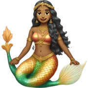 mermaid of India sticker