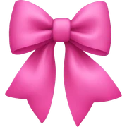 Pink bow  sticker