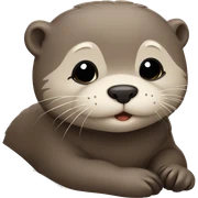 cozy otter sticker