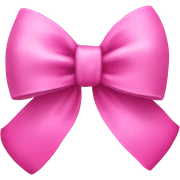 Pink bow sticker