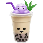 taro bubble tea  sticker