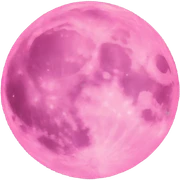 Pink moon  sticker