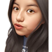 realistic portrait of a girl sticker