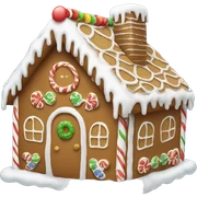 gingerbread house sticker