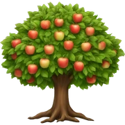 Apple tree sticker