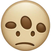 Beige sticker