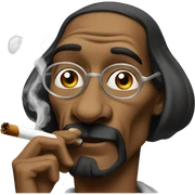 Snoop dog smoking sticker