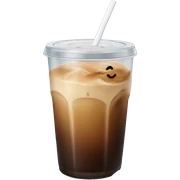 Iced coffee sticker