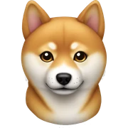 Shiba Inu laying sticker