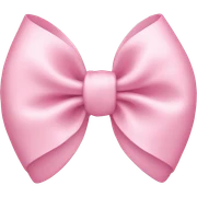 light pink bow sticker