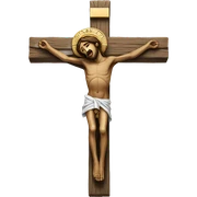 crucifix sticker