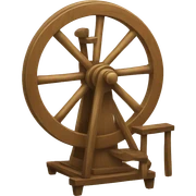 Spinning wheel sticker