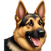 German Shepard  sticker