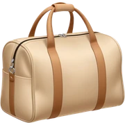 Beige cute plain gym bag sticker