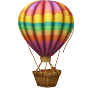 Air balloon sticker