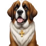 saint bernard  sticker
