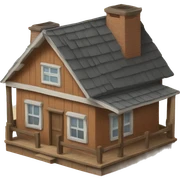 Western ranch house sticker
