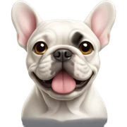 French bulldog  sticker