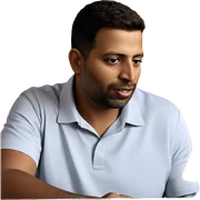 male portrait with cup sticker