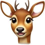 bambi deer sticker