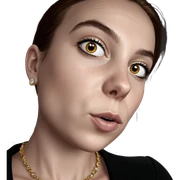freckled girl with jewelry sticker