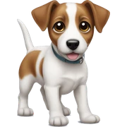 Puppy Jack Russell terrier  sticker