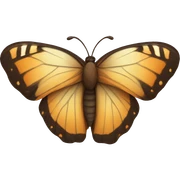 Butterfly sticker