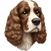 Cocker spaniel sticker
