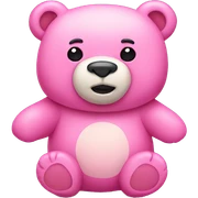 Pink bear  sticker