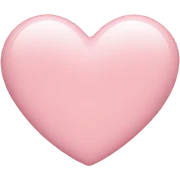 Light pink heart sticker