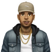 Chris Brown sticker