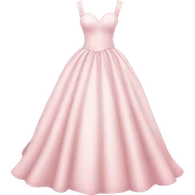 pastel pink wedding dress sticker