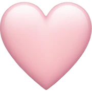 Light pink heart sticker