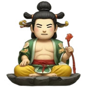 Japanese god sticker