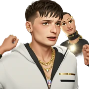 real life boy with jewelry sticker