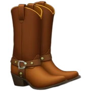 cowboy boots sticker