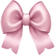 pink bow sticker