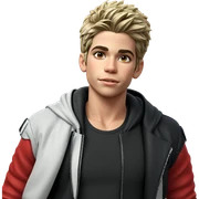 young man in stylish jacket sticker