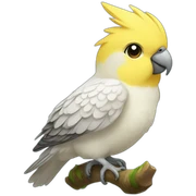 cute-yellow-cockatiel sticker