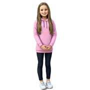 happy girl in nature sticker
