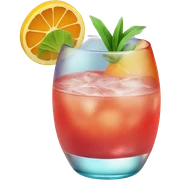 Cocktail fruity sticker
